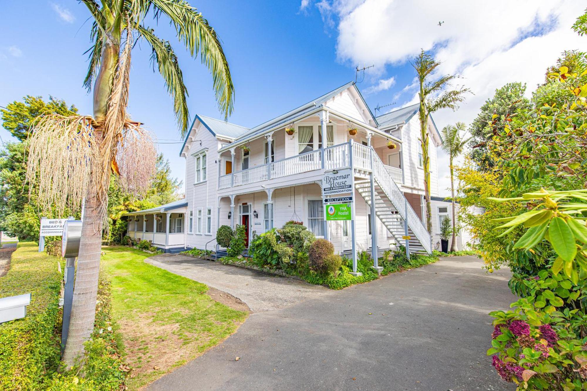 Braemar House B&B And Yha Hostel Whanganui Eksteriør bilde