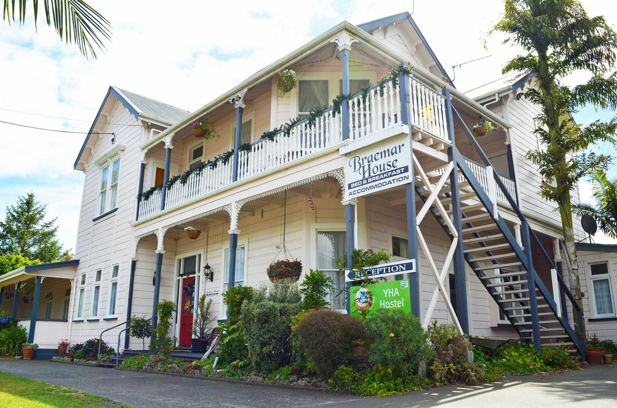 Braemar House B&B And Yha Hostel Whanganui Eksteriør bilde